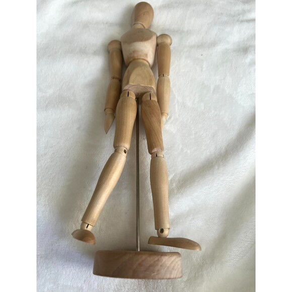 IKEA Gestalta Artist's Figure Natural Wood Ornament - Picture 2 of 2